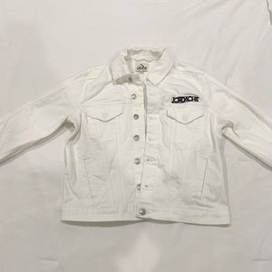 JORDACHE white jean jacket